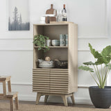 23" Mid - Century Modern Display Cabinet and Bookshelf - Bookcases available at Alpine Outlets in Denver