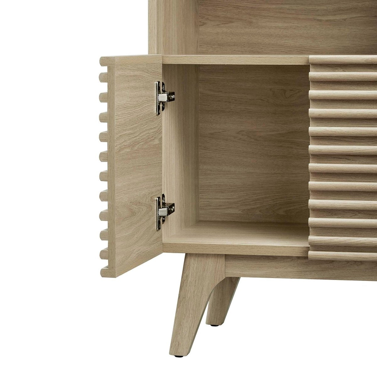 23" Mid - Century Modern Display Cabinet and Bookshelf - Bookcases available at Alpine Outlets in Denver