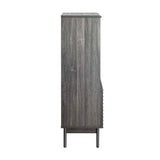 23" Mid - Century Modern Display Cabinet and Bookshelf - Bookcases available at Alpine Outlets in Denver