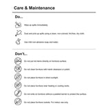 Coffee Table With Tempered Glass Top - Walnut