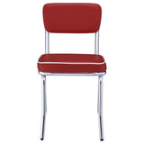Open Back Upholstered Side Chairs (Set of 2)