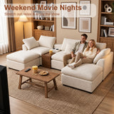 Modular Cloud Couch With Storage Console