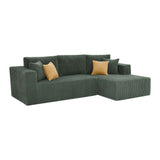 L - Shape Full Compressed Upholstered Sectional