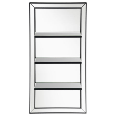 Cardinal - 3 Shelf Wall Mirror - Silver