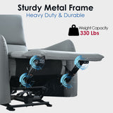 Wall Hugger Power Recliner Chair With USB Port (Type-C)