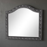 Sophia - Tufted Mirror - Gray
