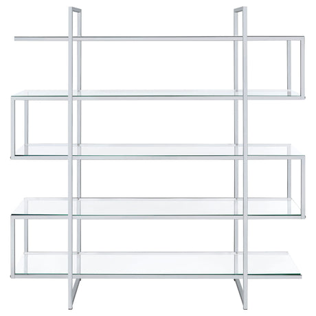 Harison - 5 Shelf Bookshelf - Clear
