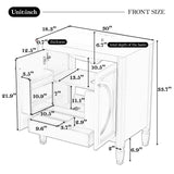 Double Sink Bathroom Vanity Set With Wall Mount Mirror Cabinet