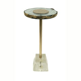 Anaheim - Round Accent Table - Gold