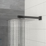 10" Square Rainfall Shower Head With Silicone Nozzle - Oil-Rubbed Bronze