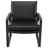 Goldbriar - Upholstered Track Arm Accent Chair - Black