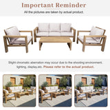 4 Piece Patio Sofa Set