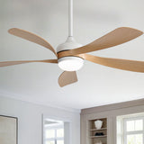 45" Ceiling Fan With DC Motor Smart App Control Quiet Reversible Operation Dimmable Lighting And Timer