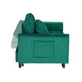 Sofa Bed With Pockets, 3 In 1 Convertible For Living Room
