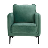 Elements Rae Lavish Green Velvet Accent Chair