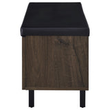 Clackamas - 2 Door Storage Bench With Padded Seat