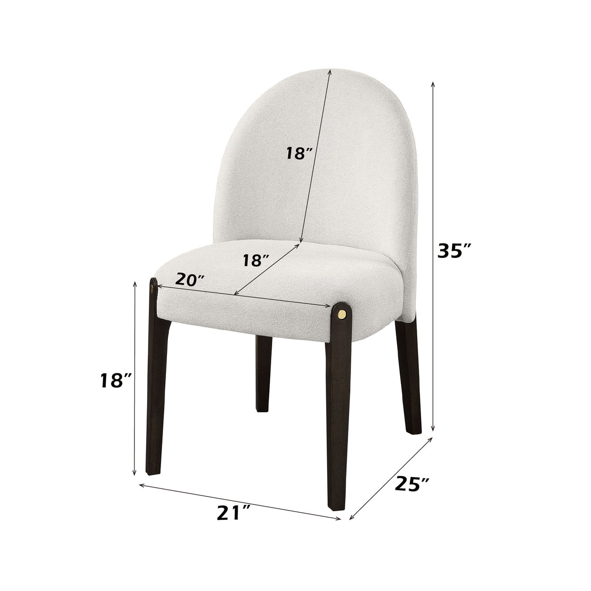 Clayten - Side Chair (Set of 2) - Beige - Chair Sets - Alpine Outlets
