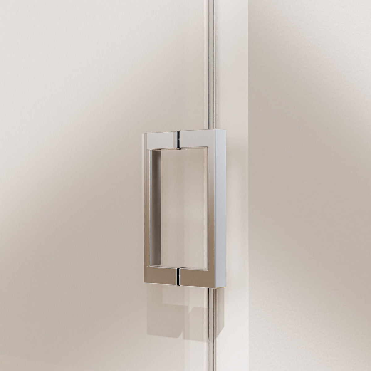 Frameless Single Sliding Shower Door, Sgcc Tempered Glass, Reversible