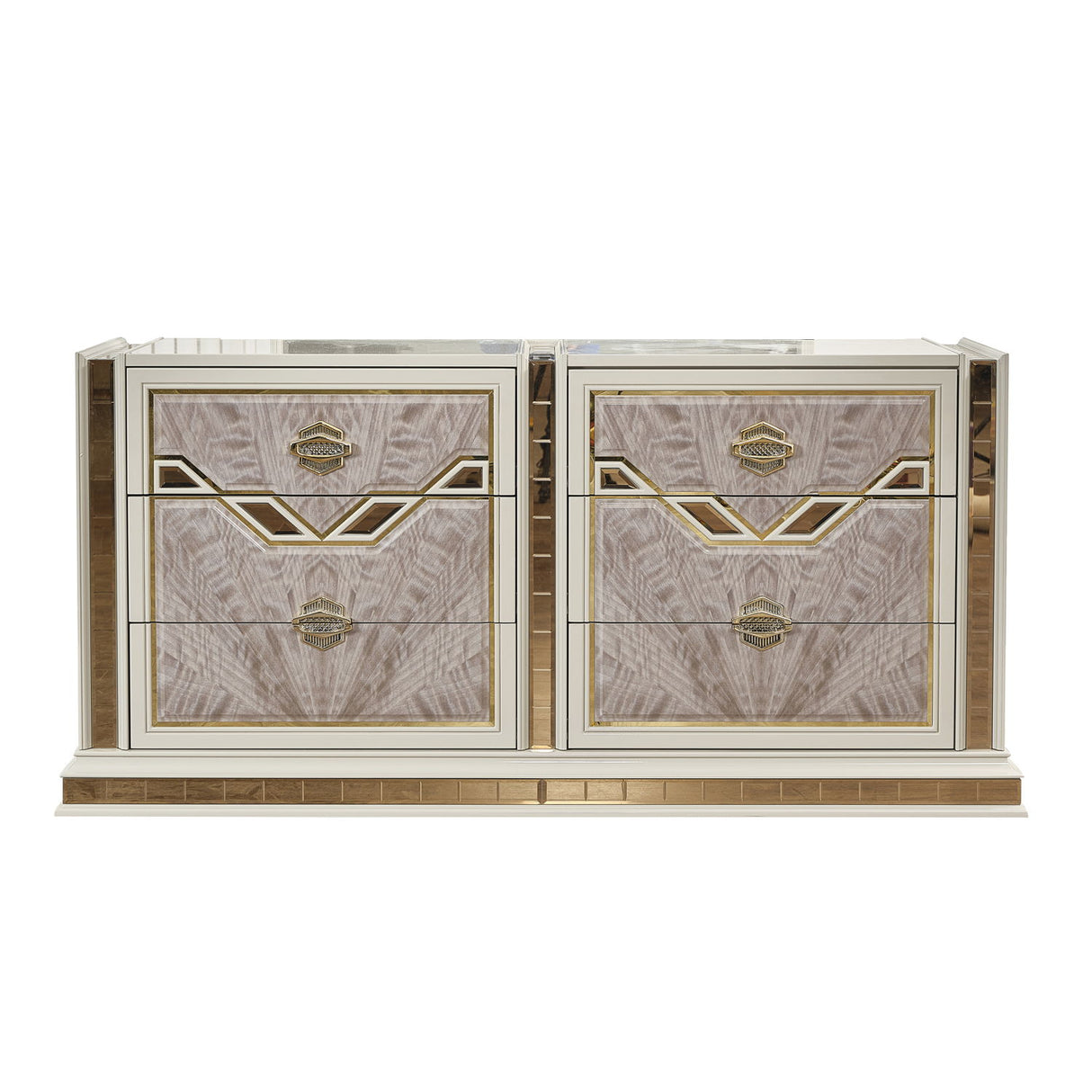 Omari - 6 Drawer Dresser - Beige