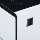 Modern Smart Coffee Table With Built-In Fridge, tooth Speaker, Wireless Charging Module, Touch Control Panel, Power Socket, USB Interface, Outlet Protection, Atmosphere Light