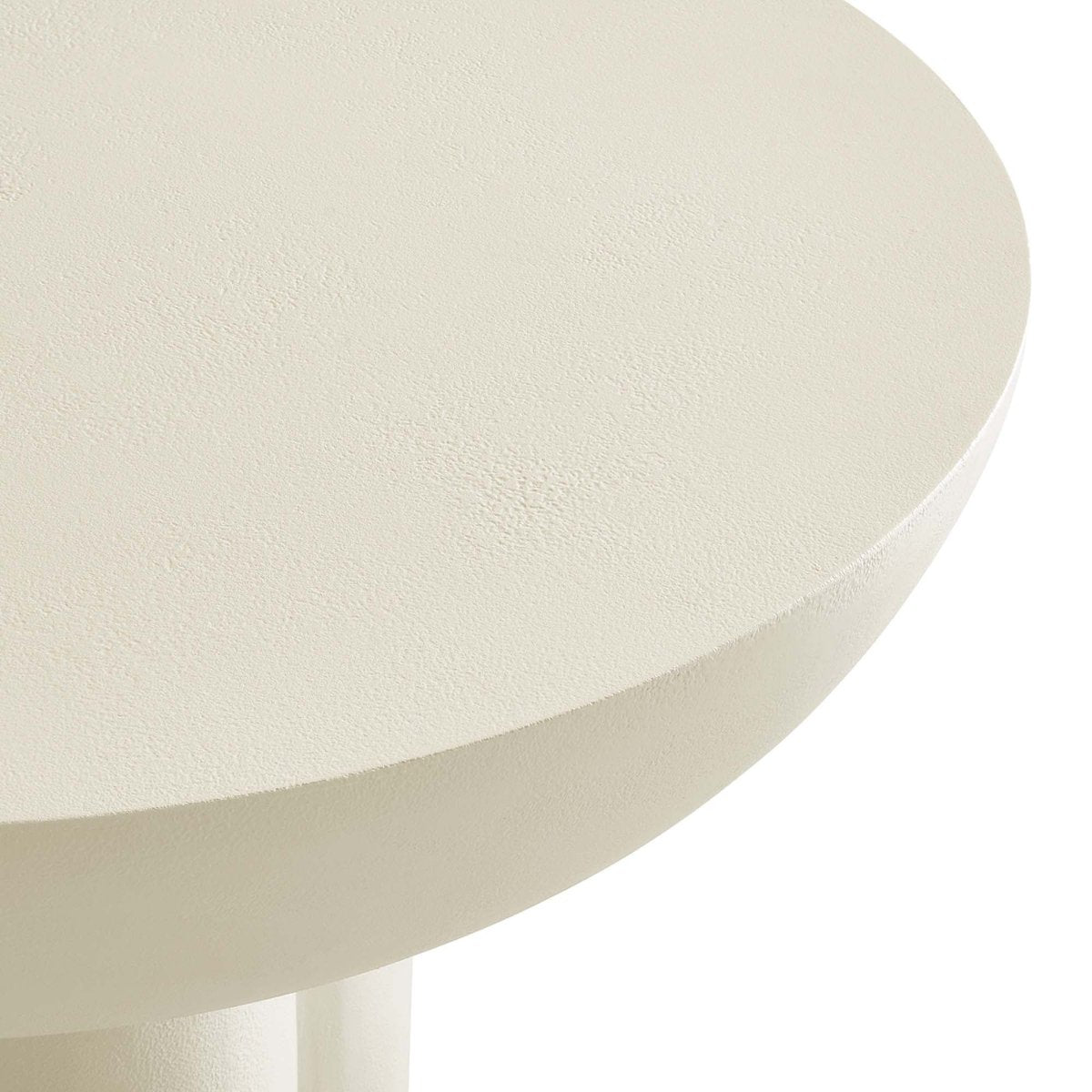 26 Inch Striking Round Concrete Overlay Coffee Table - Coffee Tables available at Alpine Outlets in Denver