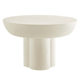 26 Inch Striking Round Concrete Overlay Coffee Table - Coffee Tables available at Alpine Outlets in Denver