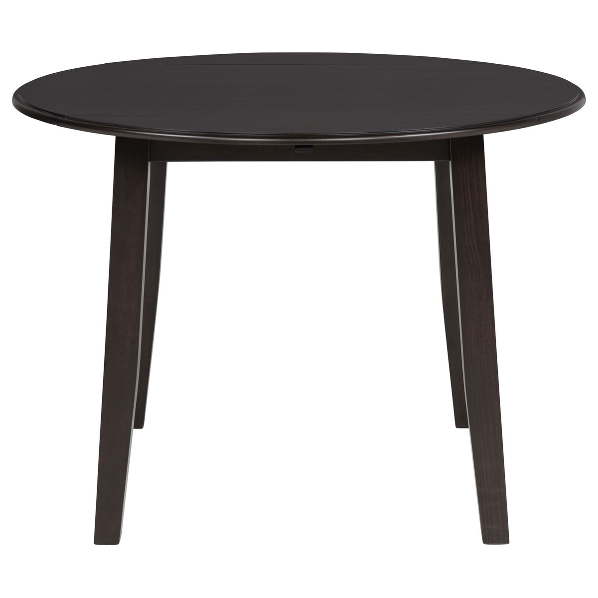 Jackie - 5 Piece Dining Set With Drop Leaf Table And Side Chairs - Dark Coffee