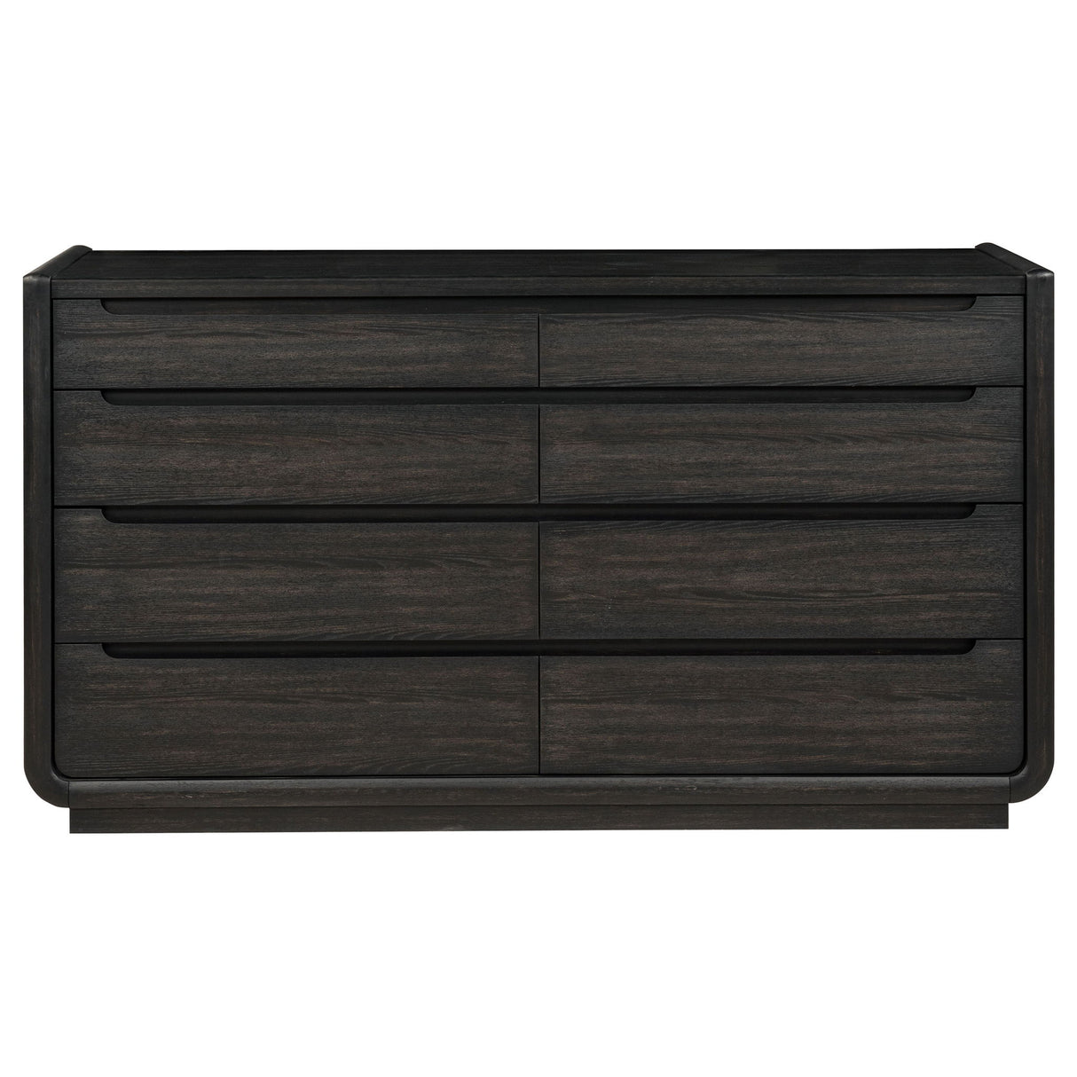 Bangor - 8 Drawer Bedroom Dresser Cabinet - Black