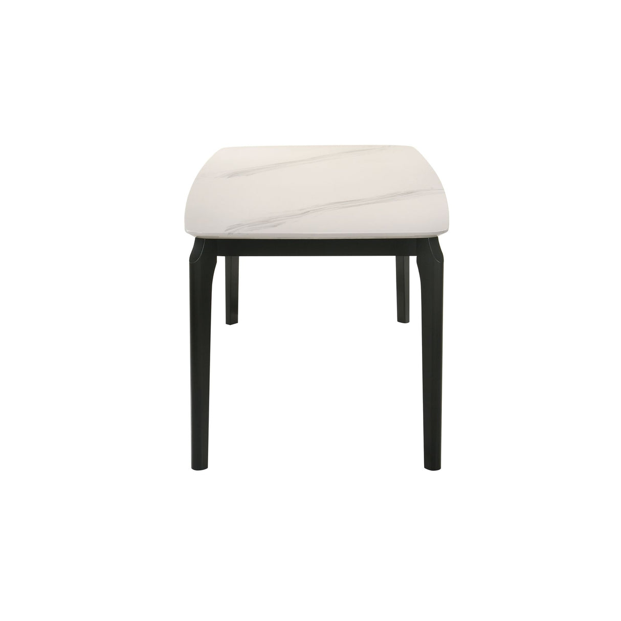 Kimber - Marble Top Dining Table - Black / White