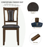 Modern Dining Table Set With Upholstered Chairs