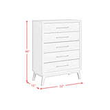 Westland - 5-Drawer Chest - Almond