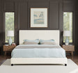 Boucle Upholstered Platform Bed - Upholstered Beds - Alpine Outlets