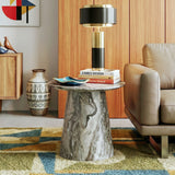 Circular Coffee Table With Adjustable Feet