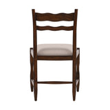 Josephine - Side Chair (Set of 2) - Dark Brown / Beige