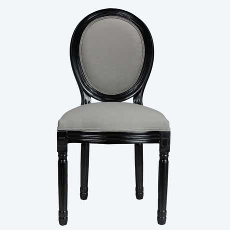 Upholstered & Round Back Dining Chairs (Set of 2)