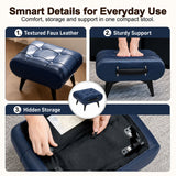 Minimalist Footstool With Hidden Storage