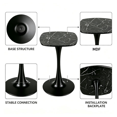 Dining Table Square - Black