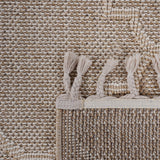 Guros - 8' X 10' Trellis Indoor / Outdoor Area Rug - Cream