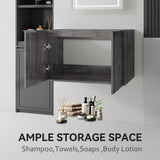 Floating Bathroom Vanity Cabinet With Soft Close Double Doors, Spacious Interior Storage, Wall Mounted, Cabinet Only