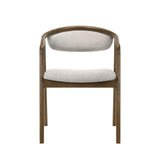 Delina - Side Chair - Gray / Walnut