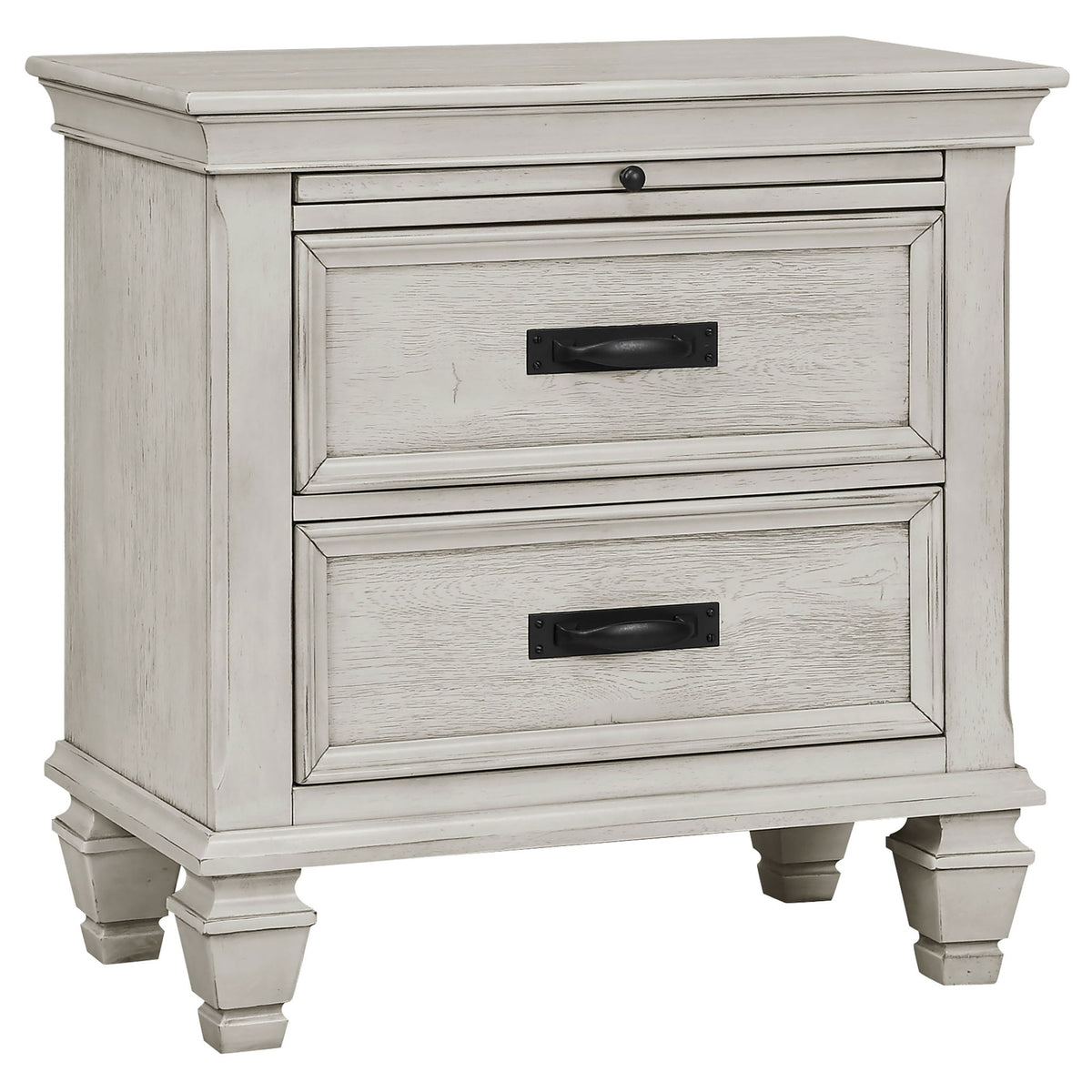 Lockeford - 4 Piece Queen Size Bedroom Set With Coordinated Mirror - White