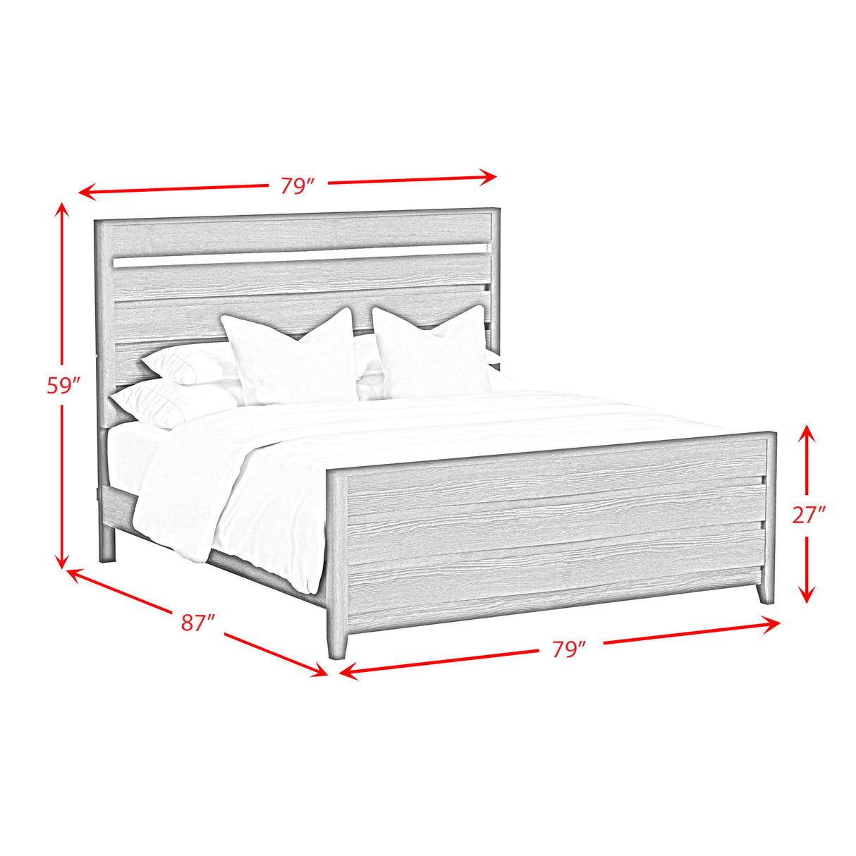 Tobias - Bed With LED