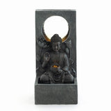 28" H Outdoor Buddha Waterfall Fountain - 🟢 Outdoor Decor available at Alpine Outlets in Denver