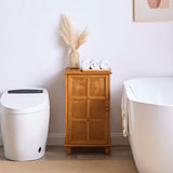 Floor Cabinet With Adjustable Shelf, Storage For Entryway