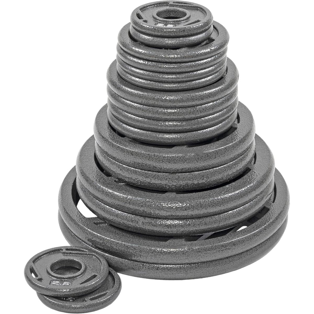 280lbs BalanceFrom Cast Iron Olympic 2 - Inch Weight Plate Set - Alpine Outlets