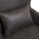 Leisure Chair With Curved Backrest