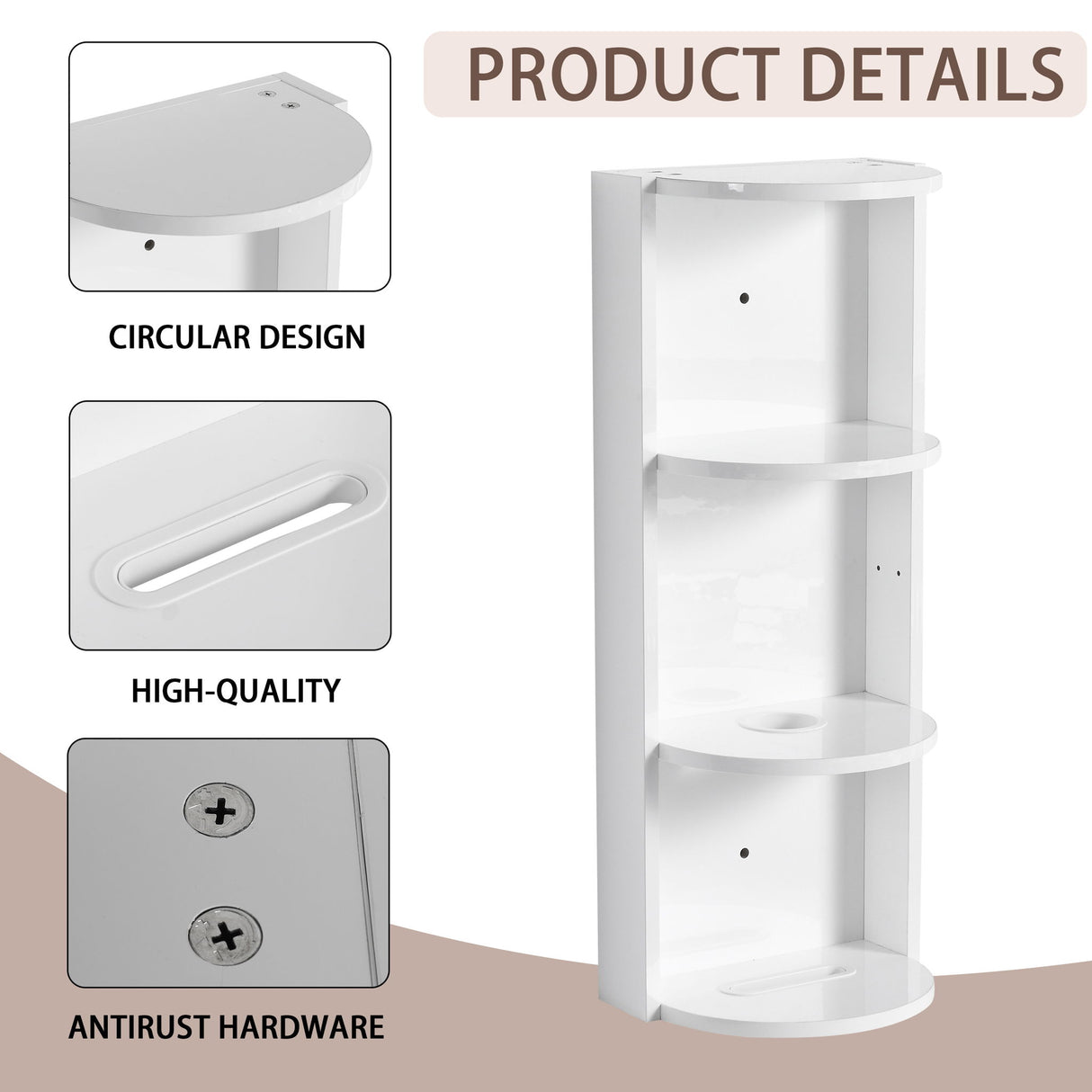 Freestanding Bathroom Vanity With Sink And Storage Rack, Soft Close Doors Base With Basin