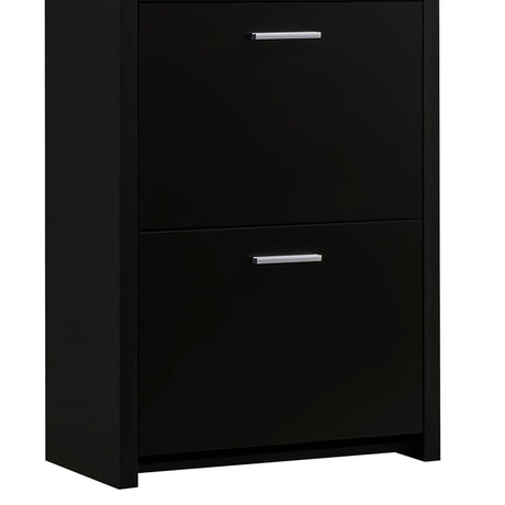 3 Drawer Shoe Rack - Black