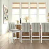 Nolan - 30" Bar Height Rubberwood Barstool