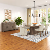 Cocoa - Swivel Barrel Chair With 360° Rotation - Ivory
